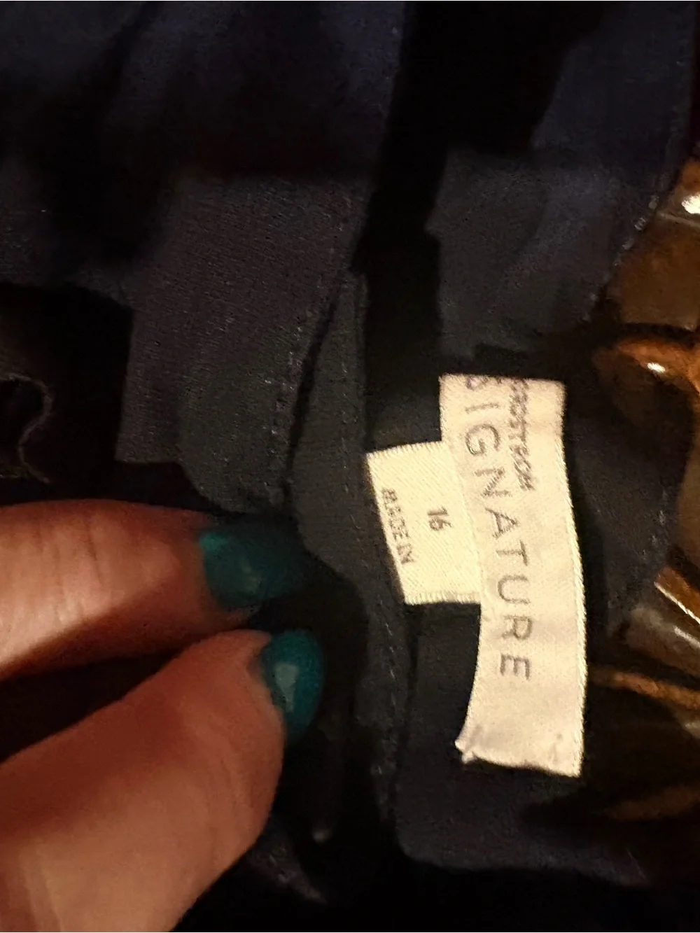 Nordstrom Signature Navy Linen Pull-On Drawstring Shorts